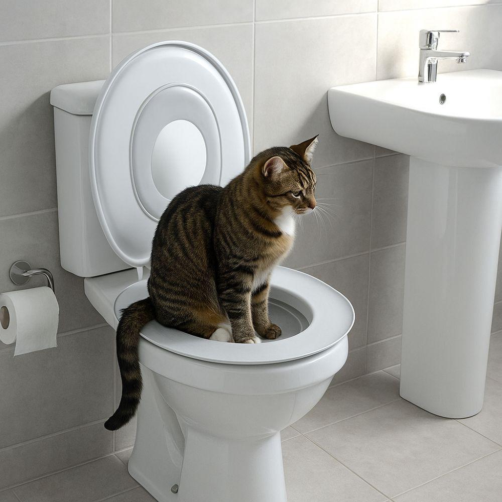 Многоразовый кошачий лоток Устойчивый тренажер для гигиены питомца Практичный тренажер для кошачьего туалета Бытовой