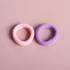 2.5cm Children's No-Damage Hair Ties, Seamless Scrunchies, Baby Headbands, Rubber Bands - Pack of 50