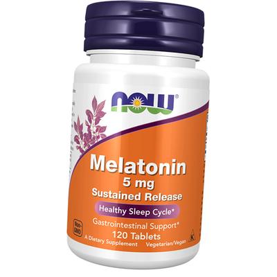 Мелатонин медленного высвобождения, Melatonin 5 Sustained Release, 120таб (72128068)