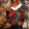 Long Sleeve Shirts For Women Cute Tops Christmas Prints Tees Blouses Casual Plus Size Basic Tops Pullover