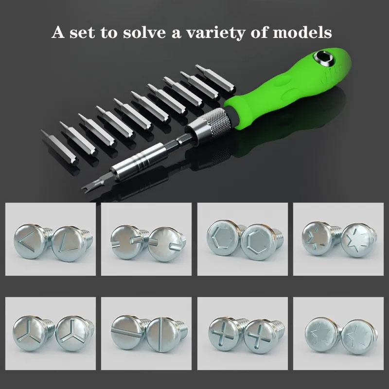 Набор отверток 32 в 1, бытовые инструменты для разборки, инструменты для ремонта компьютеров, мобильных телефонов, очков, часов и т. д.