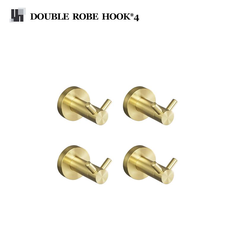 Аксессуары для ванной комнаты из матового золота, настенный держатель для туалетной бумаги, держатель для полотенец, подстаканник, ершик для унитаза, фурнитура, подвеска