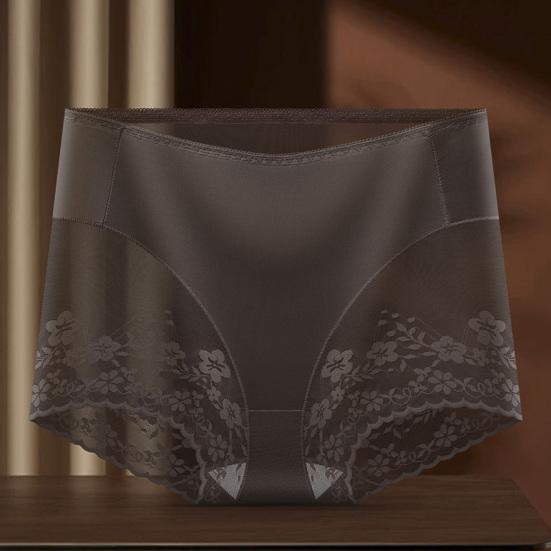 Women Lace Underwear Seamless High Waisted Hipster Briefs Ultra Thin