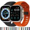 Silicone Strap for Apple Watch Band 44mm 40mm 45mm 41mm 49mm 42mm 38mm 44 45 Mm Bracelet iWatch Series 7 Se 3 4 5 6 8 Ultra Band