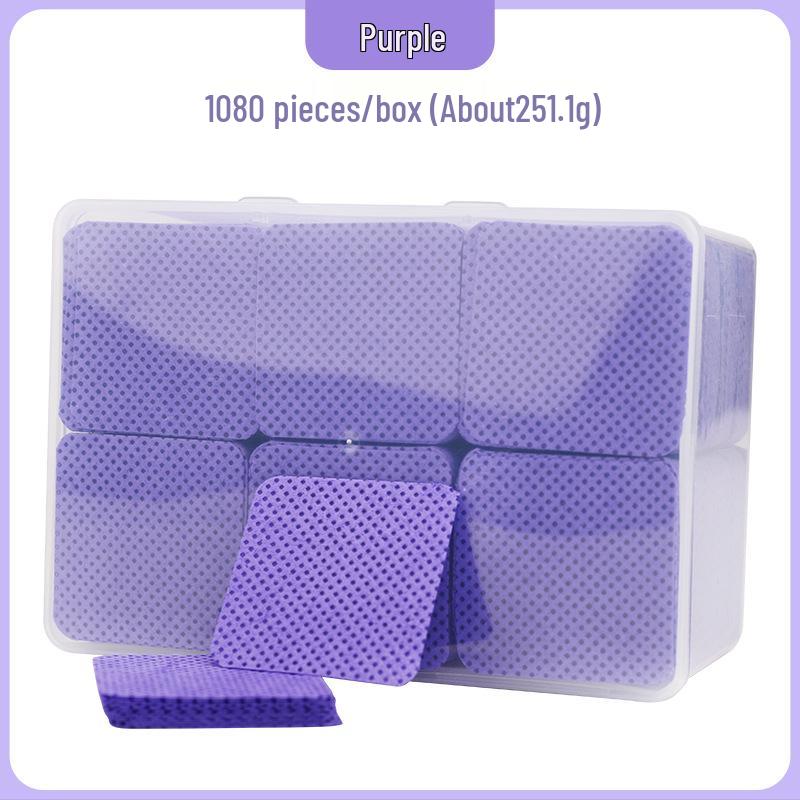 Безворсовые салфетки для очистки клея для нейл-арта и ресниц