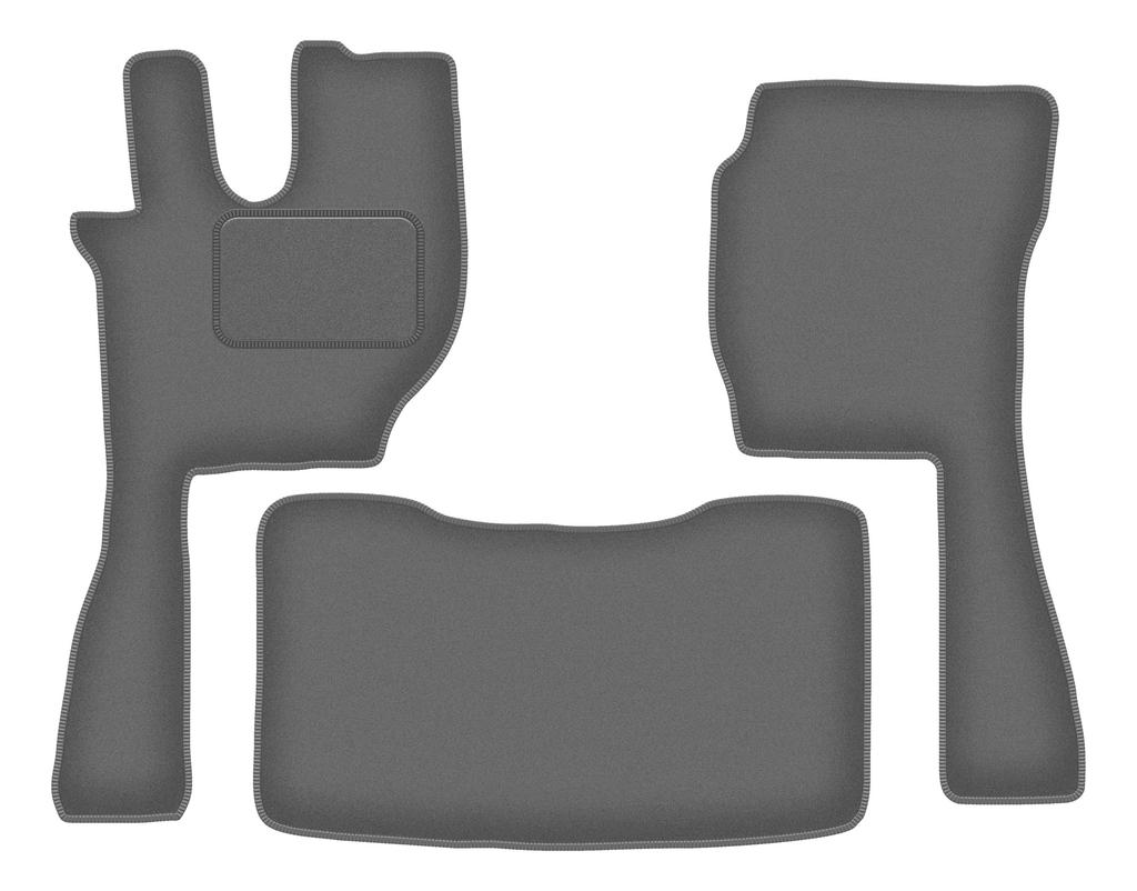 Велюровые графитовые коврики для: Volvo FH16- 4-е поколение Автоматическая (2012-)
