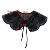 Shawl Wrap Decoration Lace Fabric Fake Collar Hollow DIY Detachable False Collar Ladies Cape Women Girls