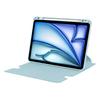 Для iPad Эйр 11 (2025)/(2024) Чехол-подставка с вращением на 360° из ПУ кожи+акриловая накладка для планшета (Без клавиатуры)