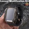 Новый комплект для модификации Спортивный силиконовый ремешок для Apple Watch Ultra2 49 мм Прозрачный чехол Correa для IWatch 9 49 мм Браслет Аксессуары