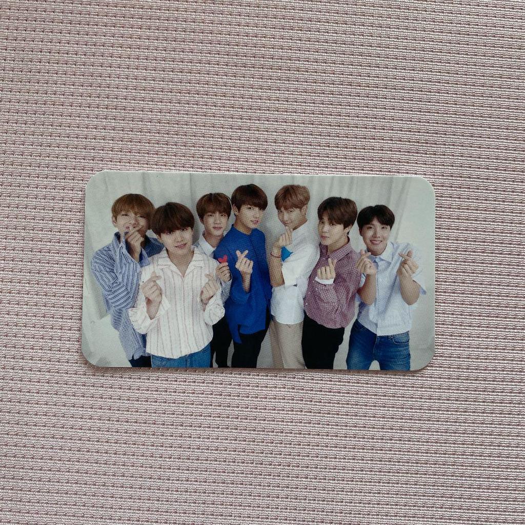 [USED] BTS FC Continuation Trading Card WINGS Kyocera