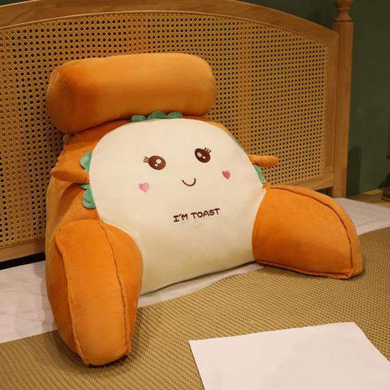 Cartoon Shape Lumbar Support Pillow Soft Large Backrest Waist Cushion Bed Back Cushion Dormitory Seat Pillow