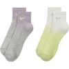 Nike Повседневные носки до щиколотки Every Day Plus, унисекс, 2 пары, FJ4913-908