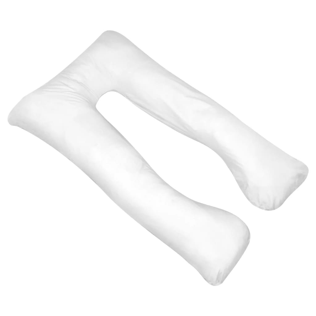 Pregnancy Pillow U Shaped 90 x 145 cm White