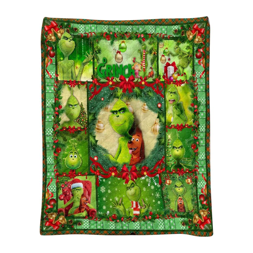 Фланелевое одеяло с принтом толстое и теплое для Рождества, подходит для пожилых людей и детей, чтобы согреться зимой.