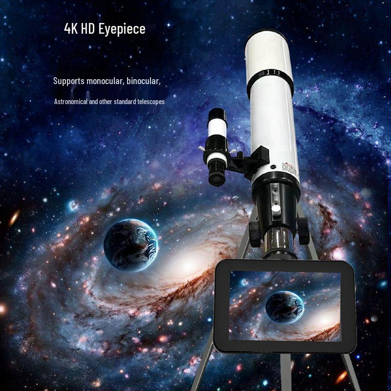 4K HD Окуляр для Биноклей, Моноклей и Телескопов – Идеально подходит для Наблюдения за Птицами, Астрономии, Наблюдения за Луной и Концертов