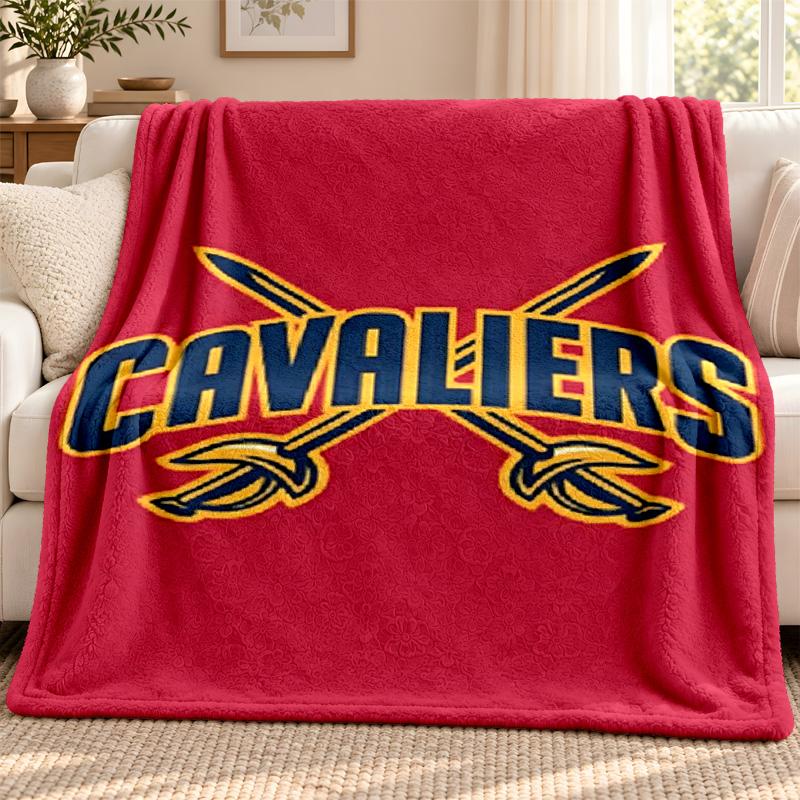 Cleveland Cavaliers blanket Flannel Blanket Soft Cozy Plush Throw for Sofa Bed Lightweight Home Decoration Outdoor camping