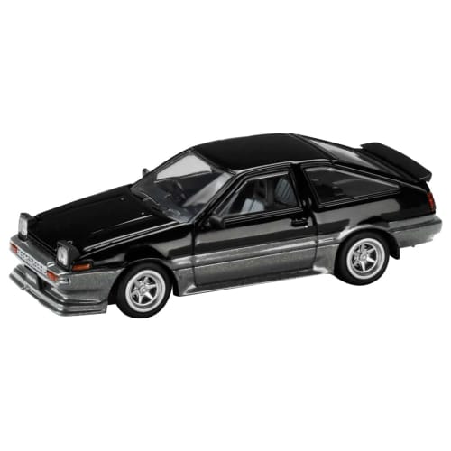 1/64 scale Toyota Sprinter Trueno Late Model JDM Style Black/Gray