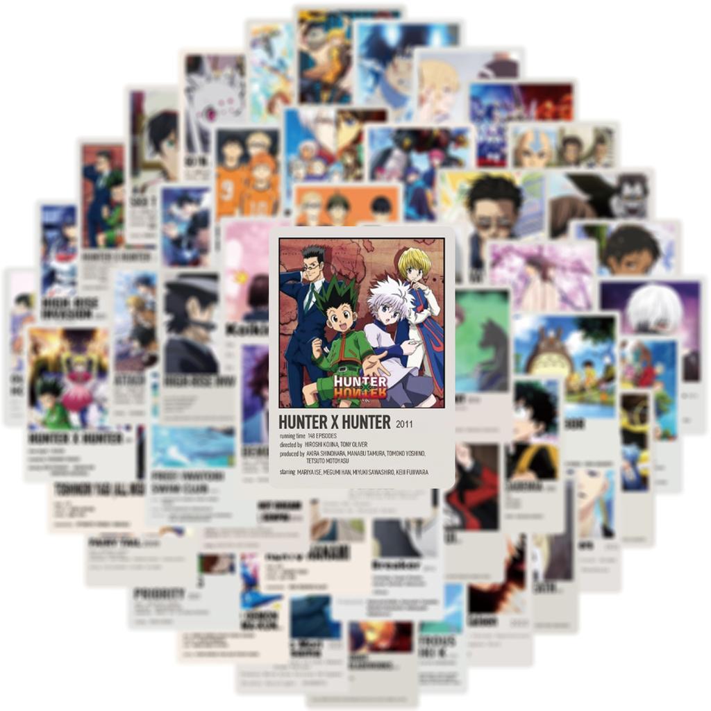 50 шт./компл. Shōnen Manga Series 02, смешанный журнал, мини-наклейки на постер, модные смешанные водонепроницаемые наклейки-каракули «сделай сам», наклейки