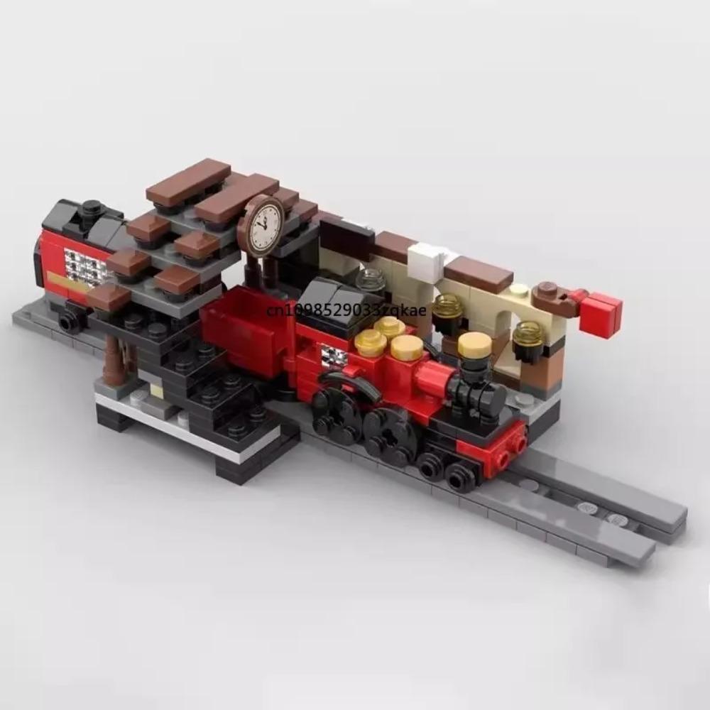 Классическая Сцена Академия Волшебников MOC Магические Фигурки из Фильмов Brickheadz Животные Наборы Замок Станция Городской Пейзаж Строительные Блоки Детская Игрушка Подарок