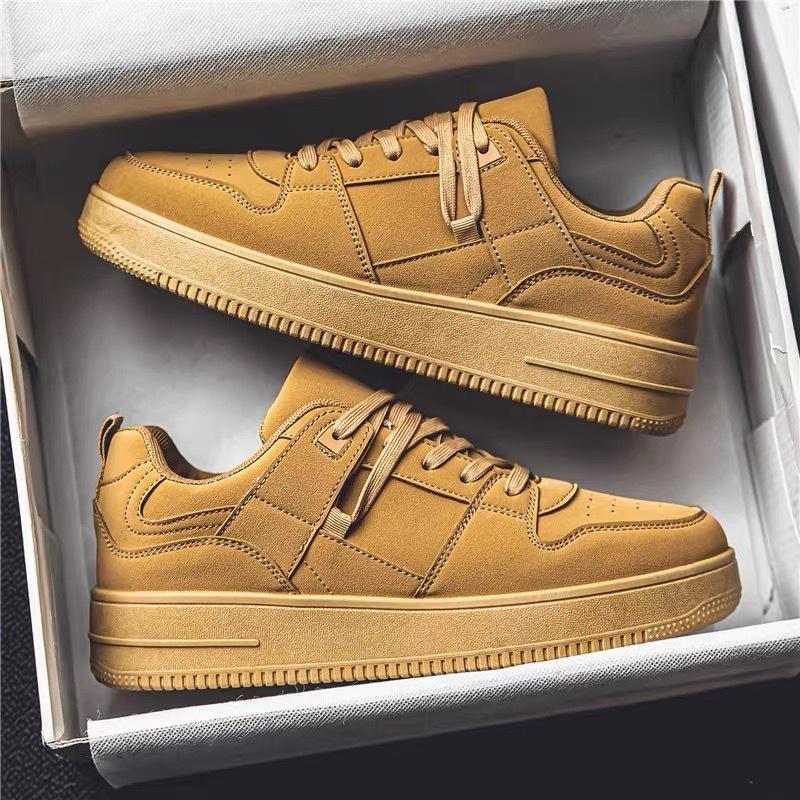 Spring and Summer Men's Shoes New Breathable Shoes Male Students Korean Version Trend Versatile Men's Casual Sports Board Shoes Trendy Shoes