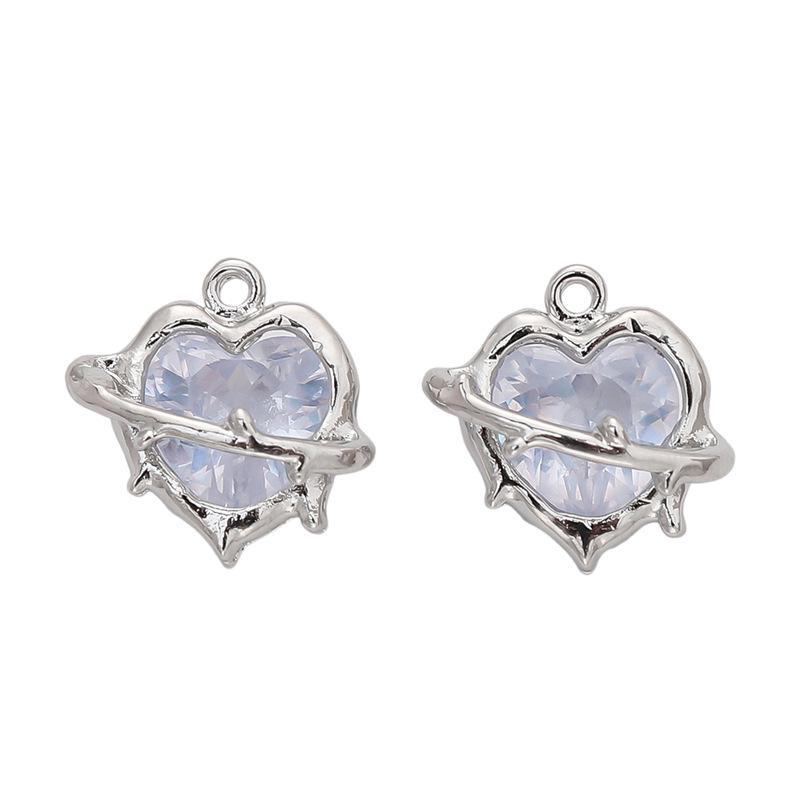 Y2K Love Star Rose Heart Pendant Bead Necklace DIY Bracelet Kit