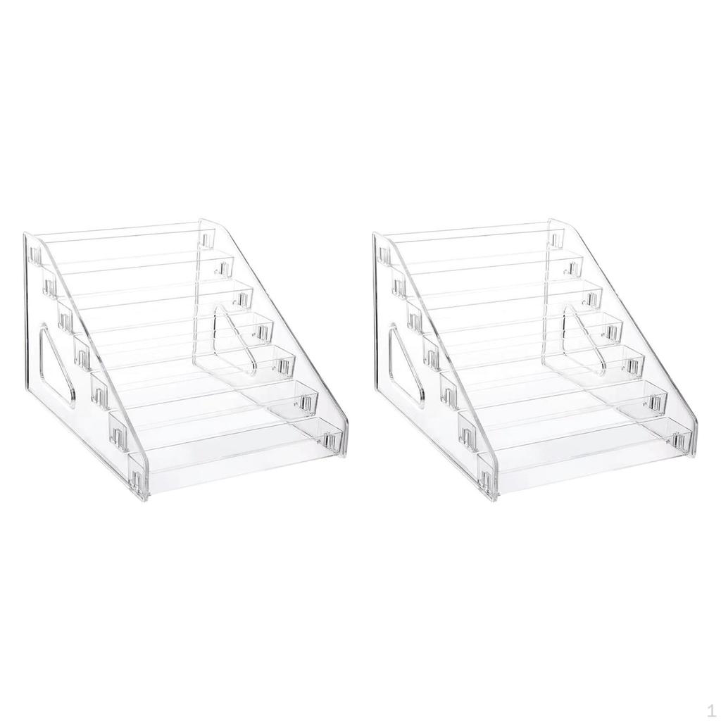 2 акриловых держателя для помады, подставка для лака для ногтей, подставки для эфирных масел для магазина