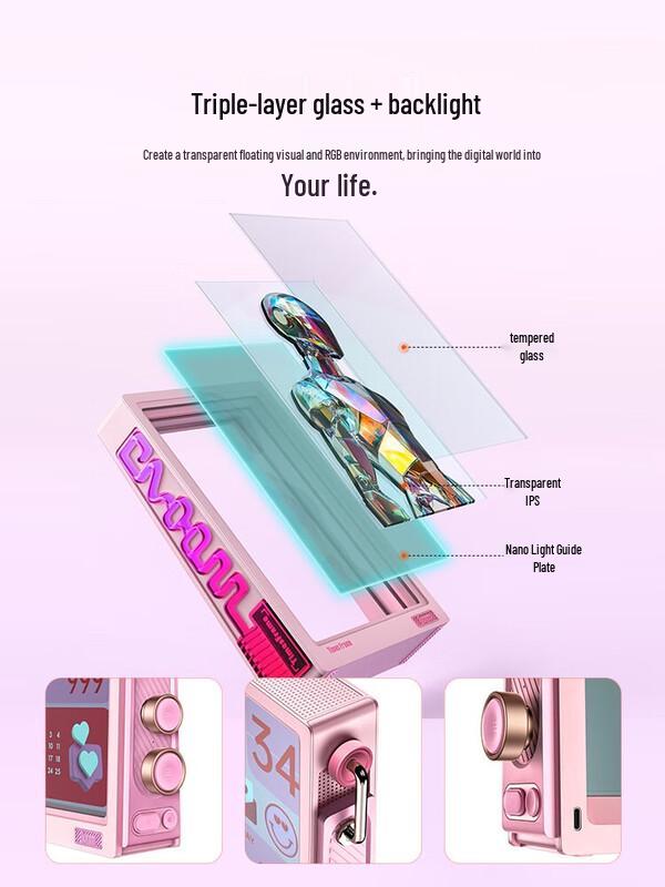 Divoom TimesFrame Прозрачная цифровая фоторамка