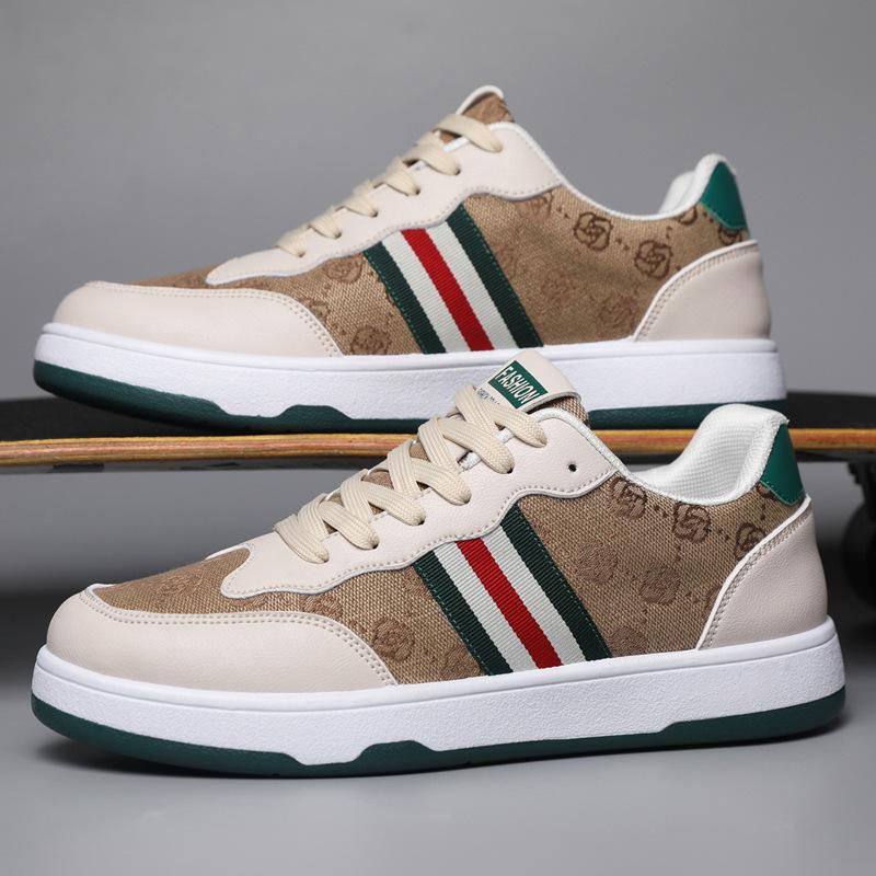 Canvas Men's Shoes 2024 New Low-top Casual Shoes Men's Trendy Shoes Versatile and Comfortable Outdoor Sports Board Shoes