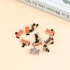 10Pcs Toggle Switch Sk23D05G6 Double Row 3-Gear 8-Pin Horizontal Sliding Switch