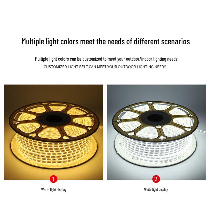 Высокояркая гибкая светодиодная лента Beigong 220 В