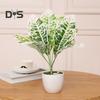 1 ветка изысканного мастерства, искусственное зеленое растение, не требует воды, полезно, 9 головок, искусственный лист периллы, украшение для искусственного растения