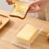 Масленка с крышкой Контейнер для хранения масла с резаком Слайсер Настольная масленка для дома Коробка для хранения сыра