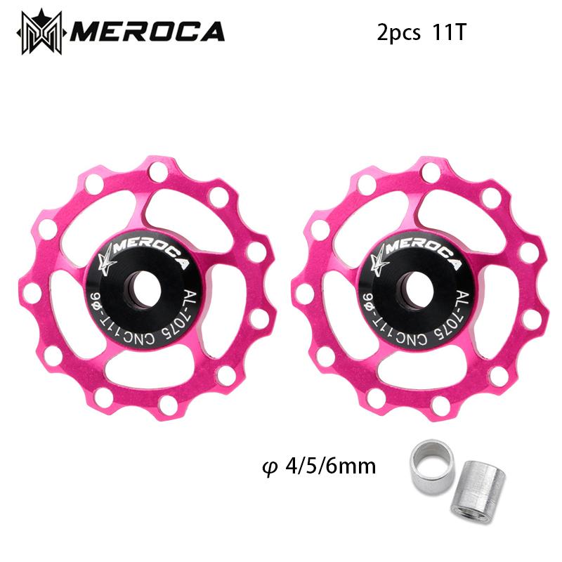 MEROCA 11T 13T MTB Велосипед Задний Переключатель Направляющее Колесо Стальной Подшипник Шкив Алюминиевый Дорожный Велосипед Ролик для Shimano Sram