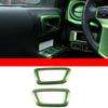 Для Toyota Tacoma 2016-22 ABS зеленый автомобильный редуктор приборная панель рулевого колеса центр управления крышка для хранения отделка наклейка автомобиль