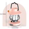 1pc Cartoon Snail Retro Portable Hanging Camping Night Lamp USB Charging Camping Light Decoration Light For Courtyard, Camping