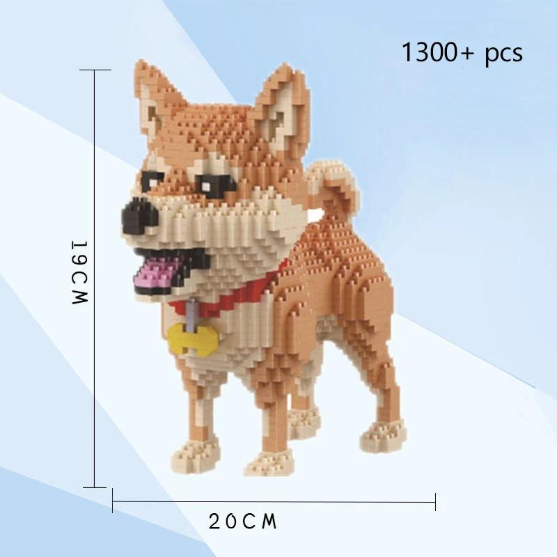 Ultra Cute Pet Mini Dachshund Dog Building Block Toy: Favoured Gift, Exceptional Quality, Fun Assembly Experience for Kids