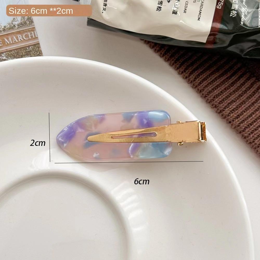 Acetate Seamless Hair Clip Headdress No Bend Barrettes New No Crease Hairpin Women