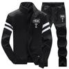 Spring And Autumn Men's Zipper Cardigan Sports Suit