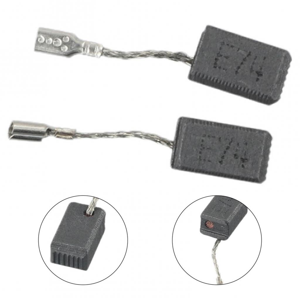 Carbon Brush 2pcs 2x 6.5*8*14mm Carbon Metal Useful