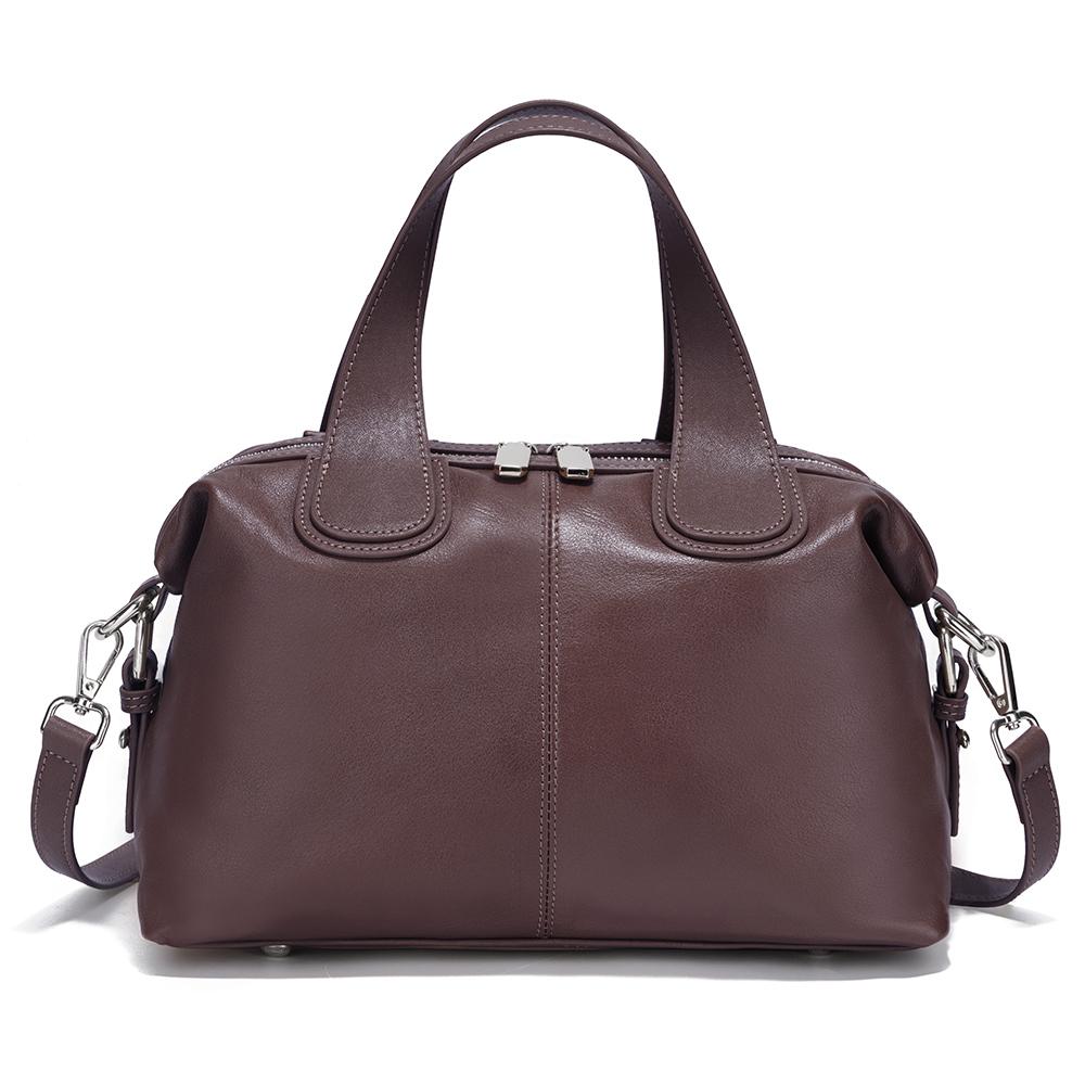 Сумка Zency из натуральной кожи с верхней ручкой для женщин Boston Bag