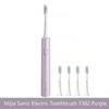Sonic Electric Toothbrush T302 3colors 4 Brush Heads IPX8 Water Proof 360° Wireless Charging 4 Modes Cleaning Teeth