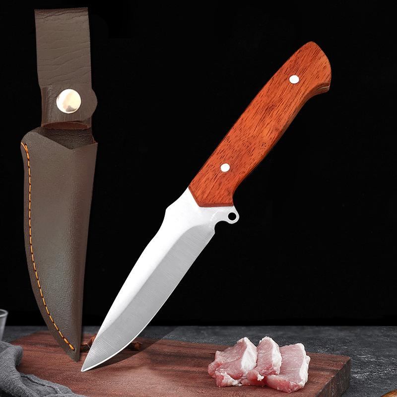 Stainless Steel Boning Knife Kitchen Utility Meat Cleaver Table-knife Chef Peeling Fruit Barbecue Cutter Fishing Knife