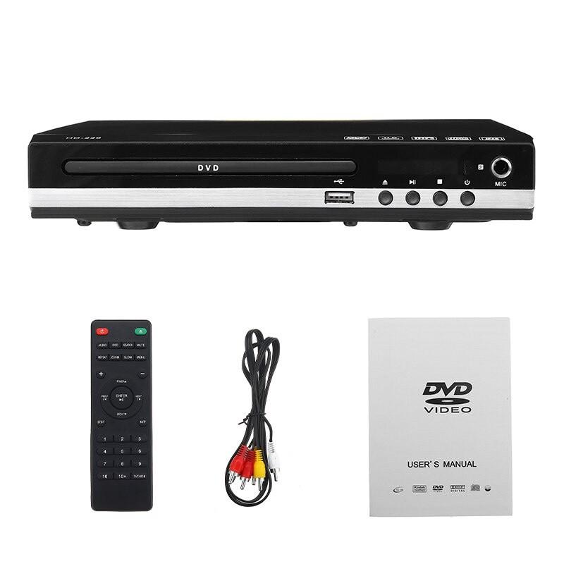 1080P DVD VCD-плеер Малый встроенный бытовой DVD-плеер высокой четкости Портативный видеоплеер для CD-дисков