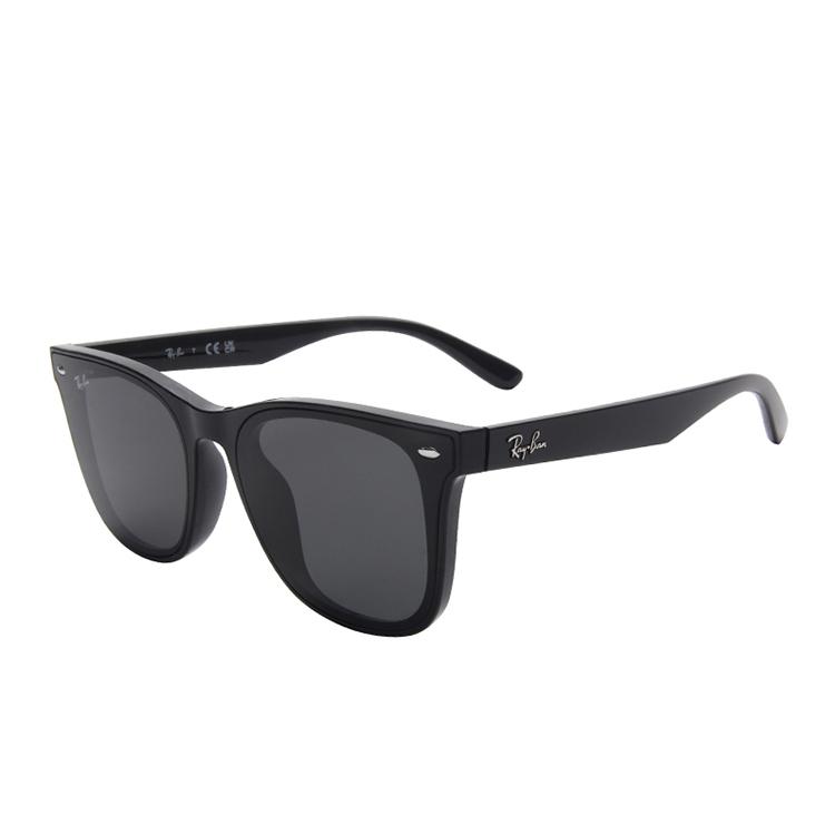 Солнцезащитные очки RayBan с защитой от УФ-лучей, пластиковая оправа, квадратные