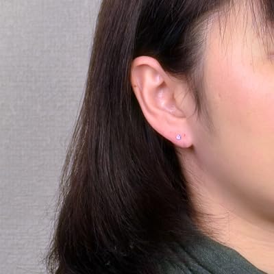 K18 Natural Amethyst Earrings [1 Pair (Body) Sold Separately] Amethyst Earrings Yellow Gold Earrings K18 k18 K18YG k18yg 18k yokomountain