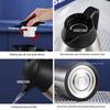 2L Stainless Steel Vacuum Insulated Coffee Kettle: Large Capacity Hot Water Bottle for Household Use - Great Gift