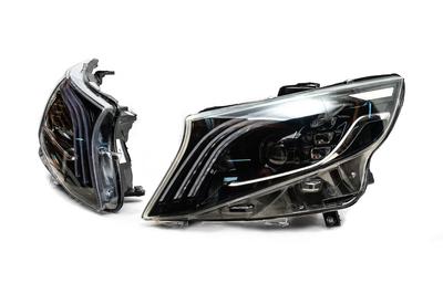 Передние LED фары (Maybach-дизайн, 2 шт) для Mercedes Vito/V-class W447 2014- гг
