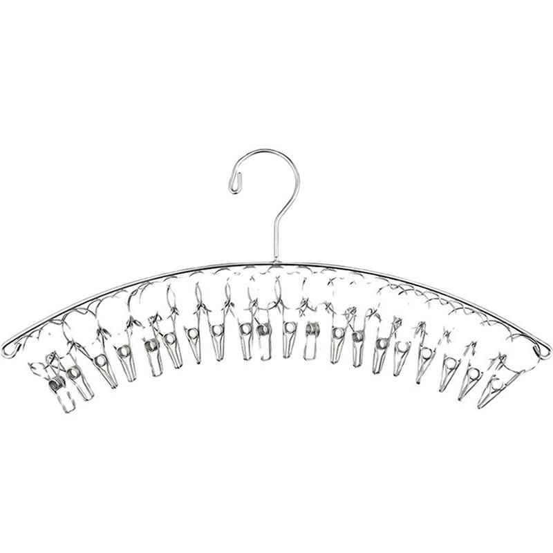 6-20 колышек, вешалка для сушки одежды из нержавеющей стали, ветрозащитная вешалка для одежды, зажимы для носков, вешалка для белья, вешалка для белья, держатель для носков