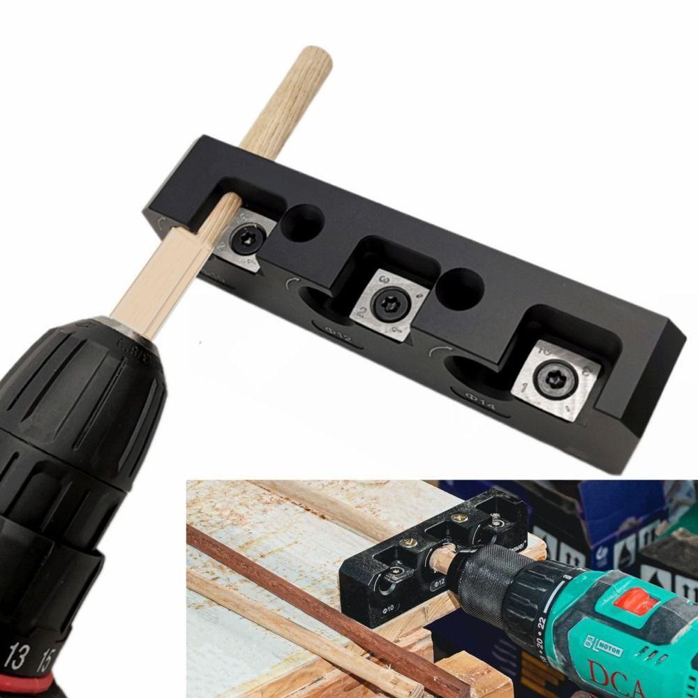 Easy Carryi Hole Locator Round Rod Doweling Jig Jig Tool Woodworking Dowel DIY Tools