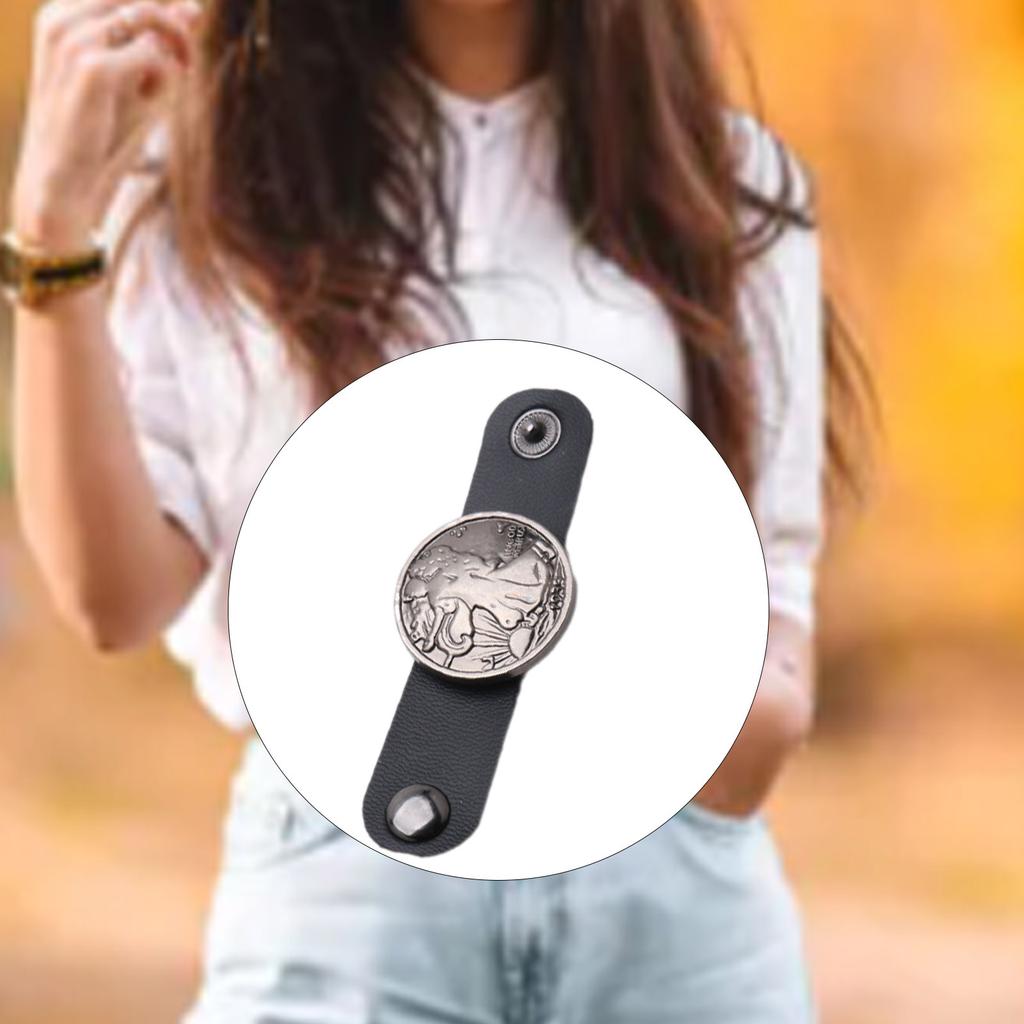 Резная пряжка Пряжка для шарфа для женщин ПУ кожа Застежка для шарфа Исламский шарф Вес для вуали Принадлежности Украшение для головного платка